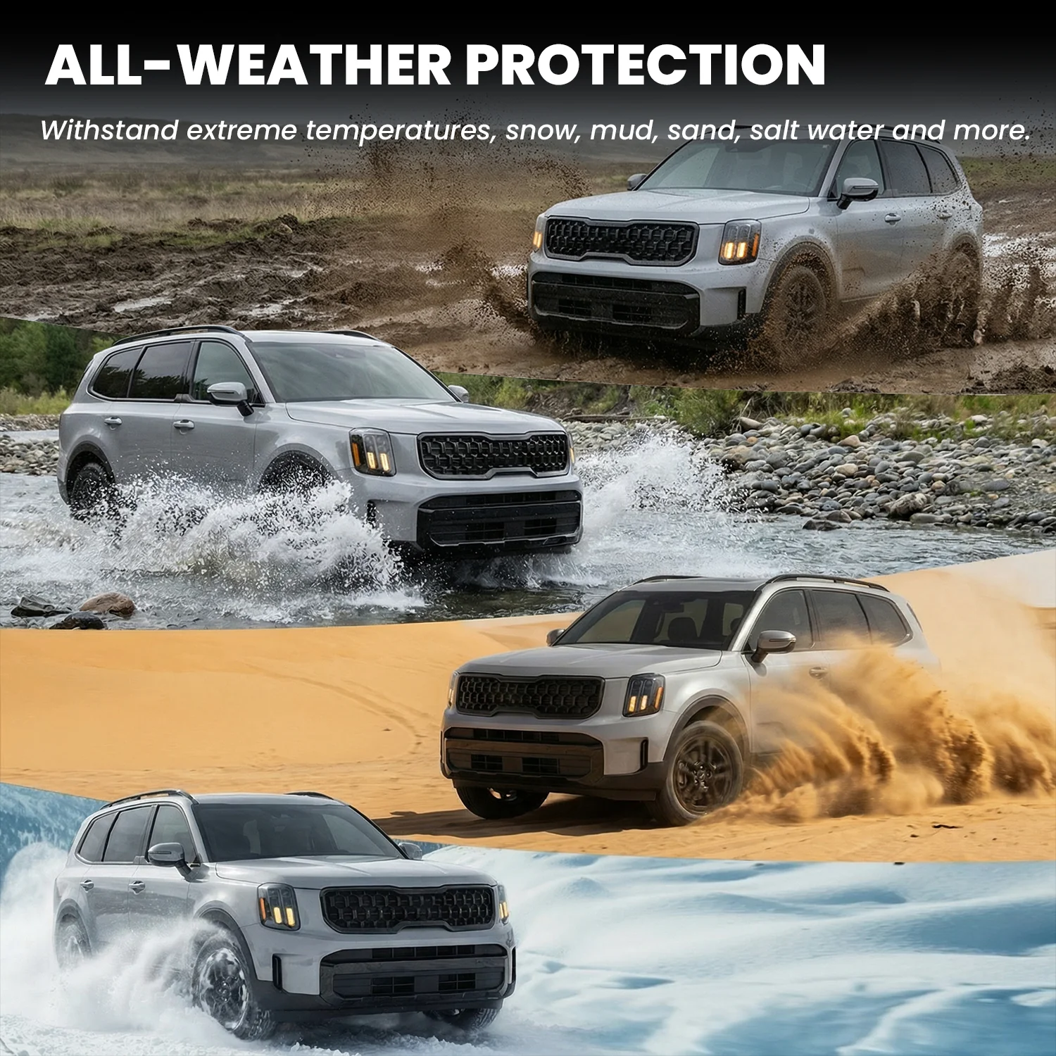 Fit for 2020-2025 Kia Telluride Floor Mats or Seatback & Cargo Mat - Image 21