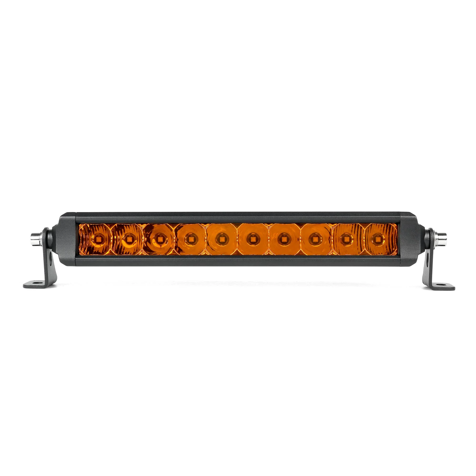 Lasfit 12" Off-Road LED Amber Light Bar With Slim Single Row Combo Flood Spot Design | Bumper Grille Mount - Image 3