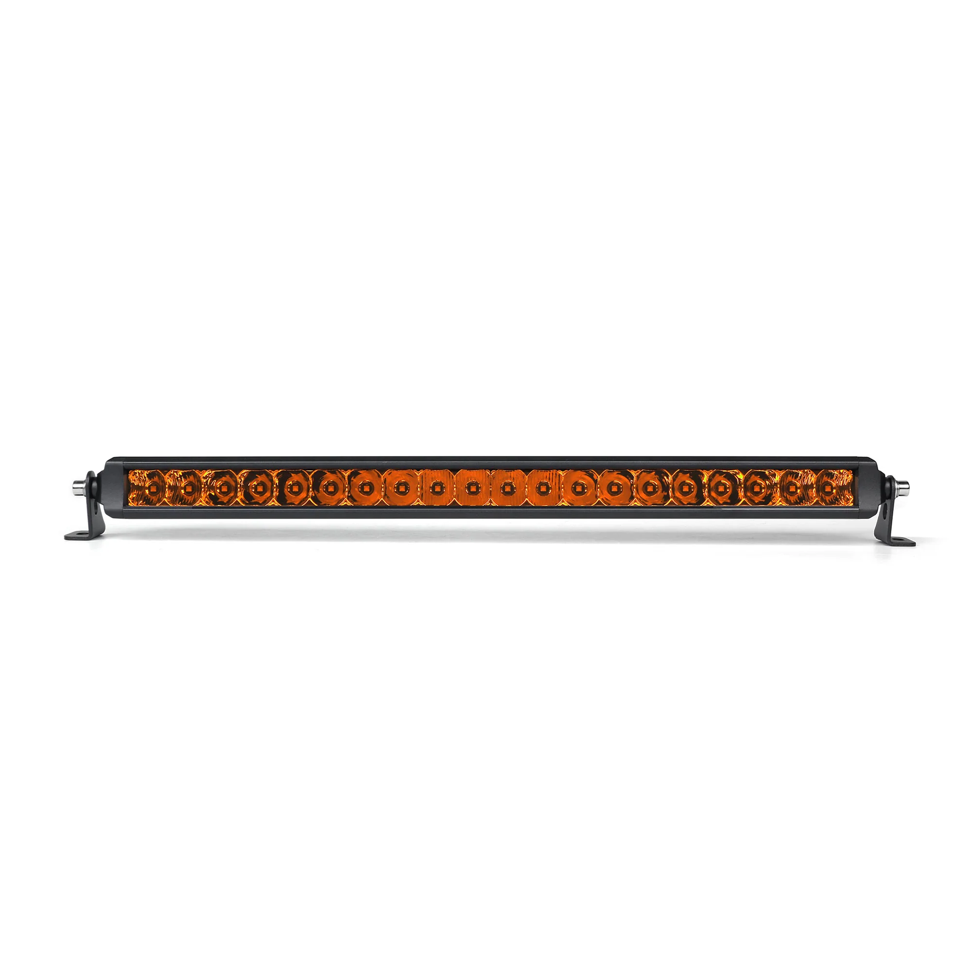 Lasfit 22" Off-Road LED Amber Light Bar With Slim Single Row Combo Flood Spot Design | Bumper Grille Mount - Image 3