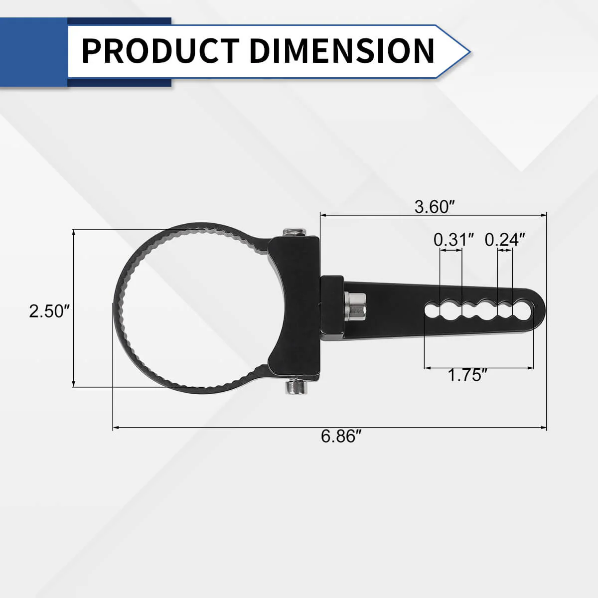 Adjustable Universal LED Light Mounting Clamps For Off Road LED Light Bar Pods | LASFIT - Image 13