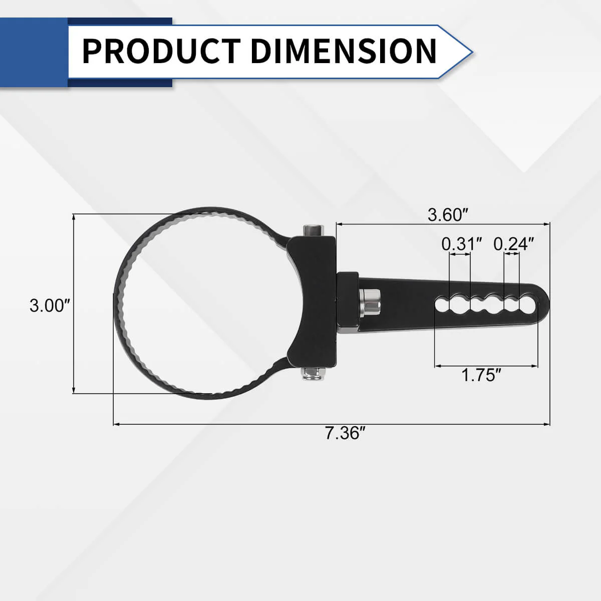 Adjustable Universal LED Light Mounting Clamps For Off Road LED Light Bar Pods | LASFIT - Image 14