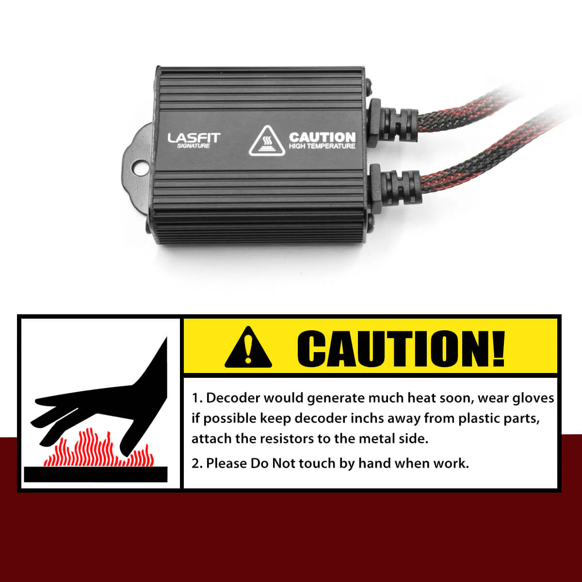 H11 H9 H8 LED Bulb Canbus Adapter Anti-Hyper Flash Error Free - Image 7