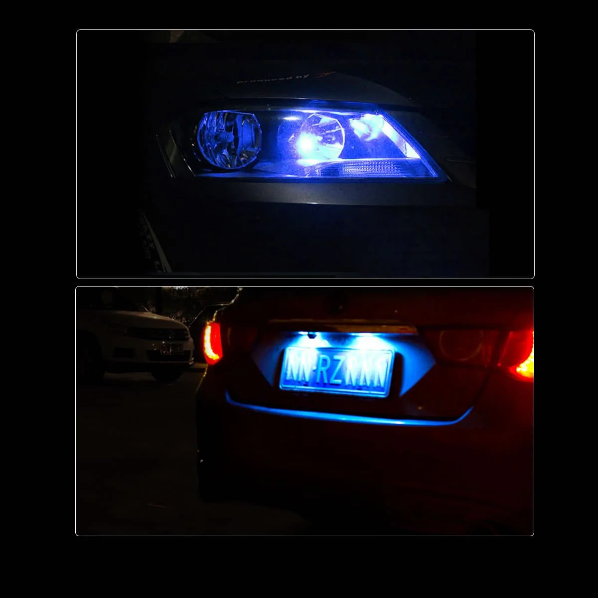 194 168 158 2825 LED Interior Door Map Trunk Step well Lights | Cool Blue, 2 Bulbs - Image 8