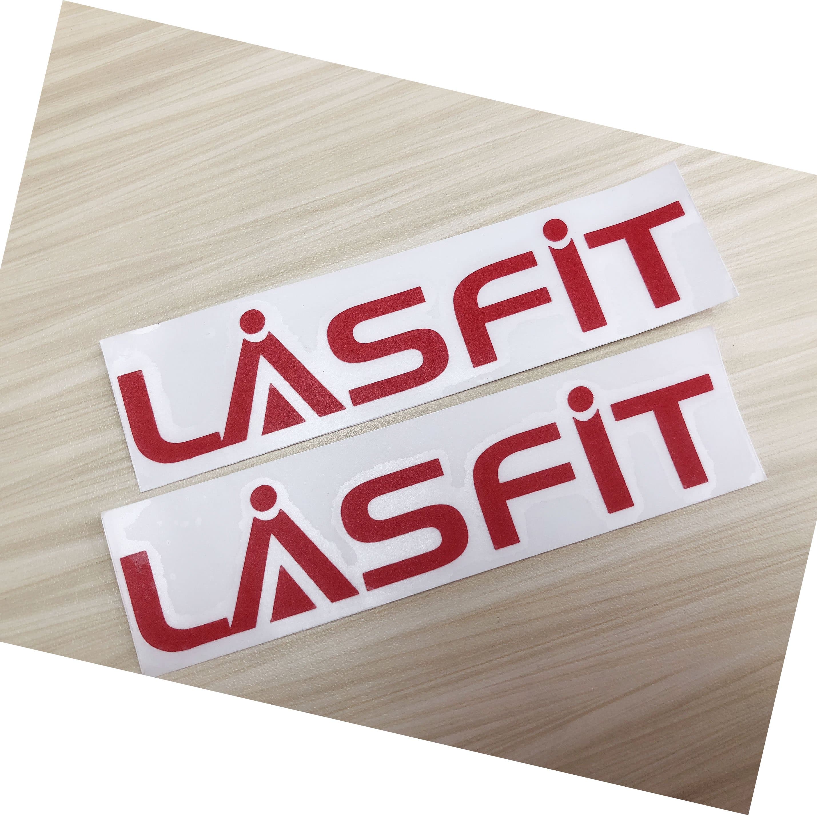 LASFIT Customized Waterproof Stickers-7.1in | Red - Image 3