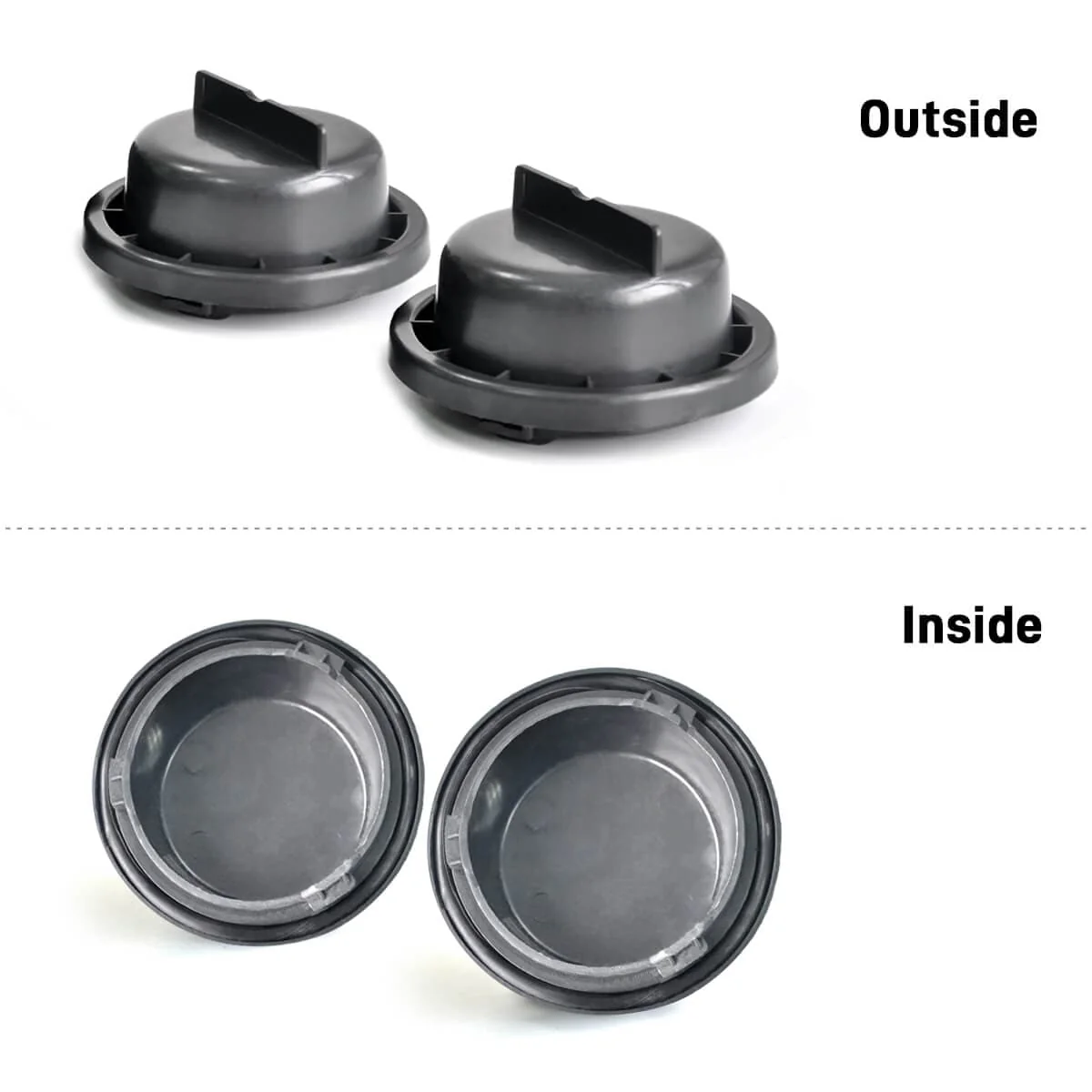 LED Bulb Dustproof Cover Waterproof Seal Cap Fit for Jeep Compass Bright Regular Light - Image 3