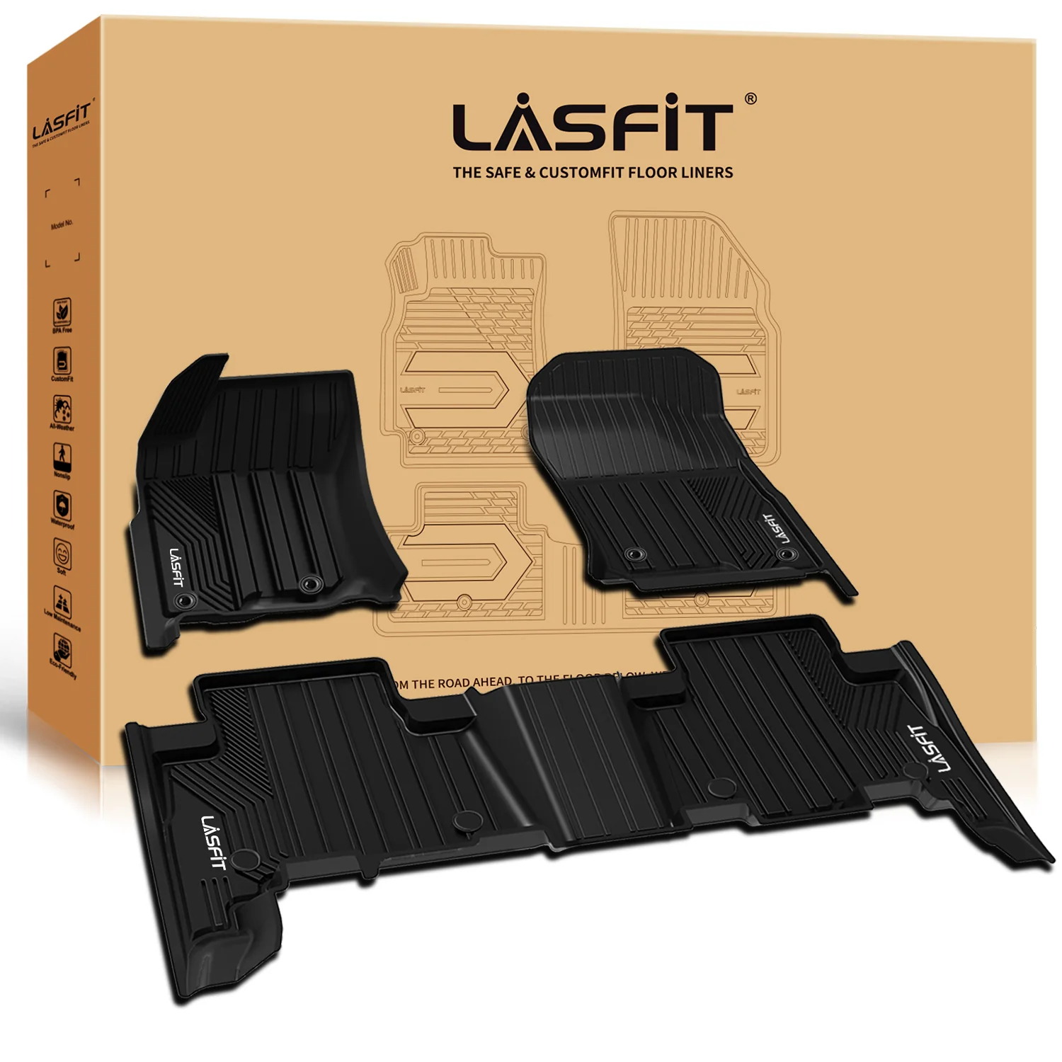 Fit for 2014-2023 Lexus GX460 Custom Floor Mats - Image 22