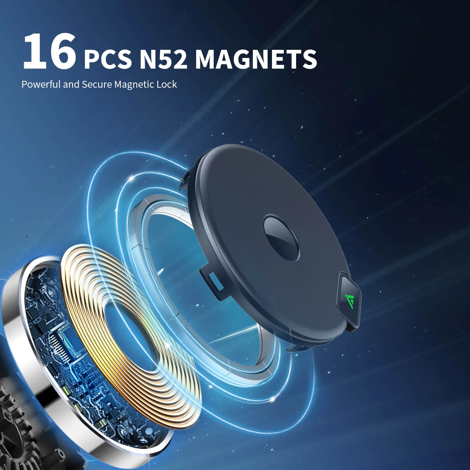 Magnetic Wireless Car Charger, Specific Phone Mount for Ford Explorer 2020-2022, 15W max Fast Charging for iPhone 14 13 12 Series Compatible with MagSafe Case - Image 3