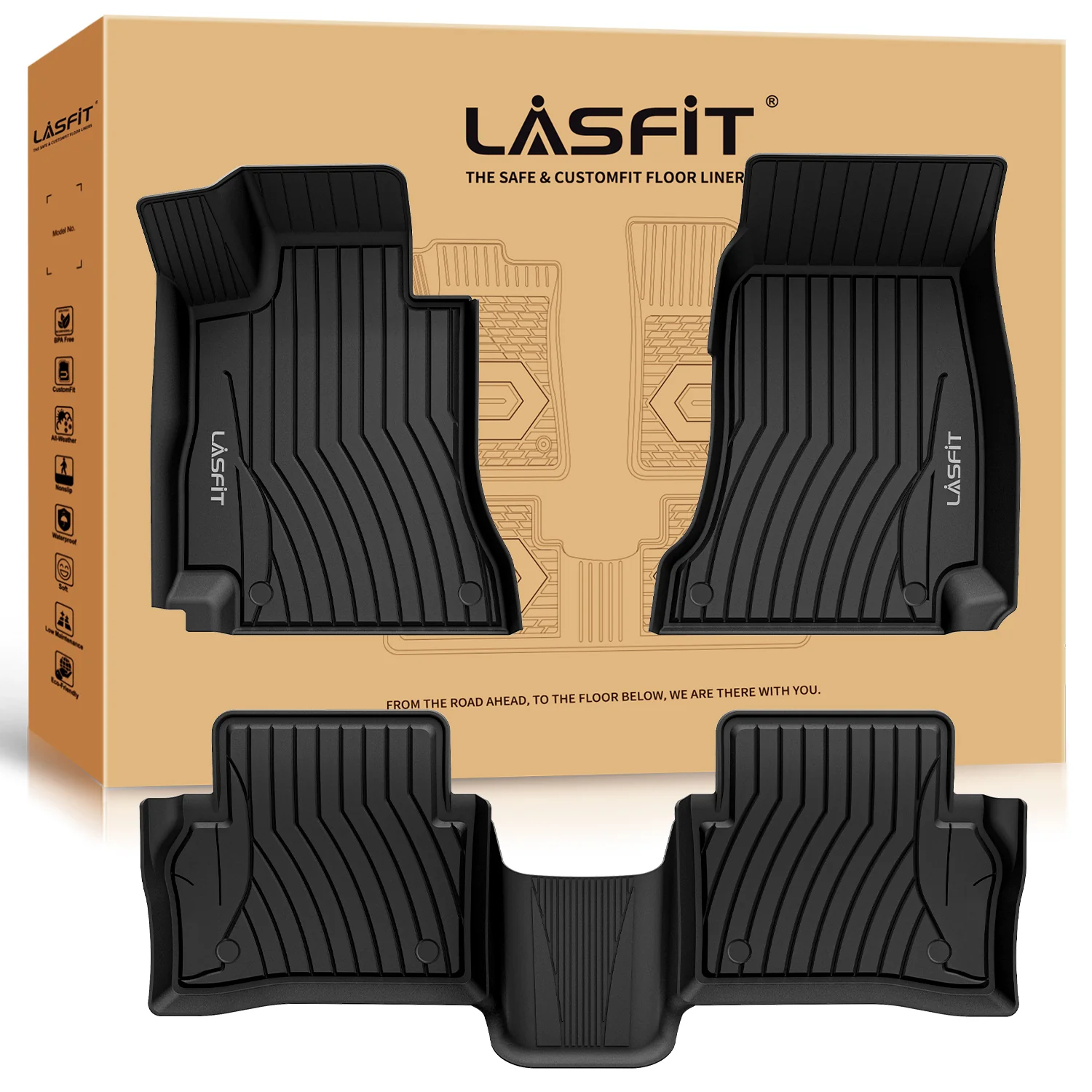 Fit for 2017-2023 Mercedes-Benz E-Class Floor Mats, Fit Sedan &  Wagon ONLY, Don't fit Coupe & Cabriolet - Image 10