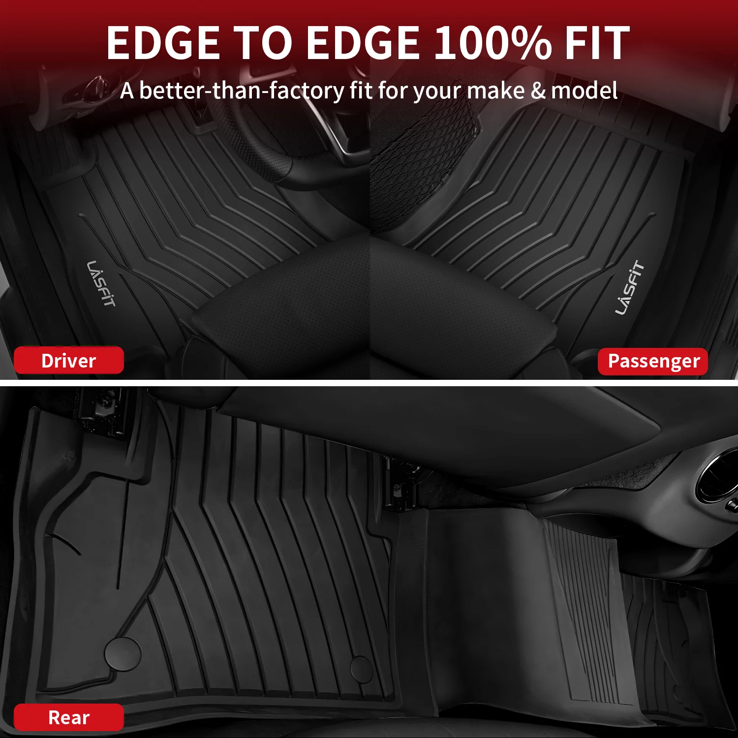 Fit for 2017-2023 Mercedes-Benz E-Class Floor Mats, Fit Sedan &  Wagon ONLY, Don't fit Coupe & Cabriolet - Image 4