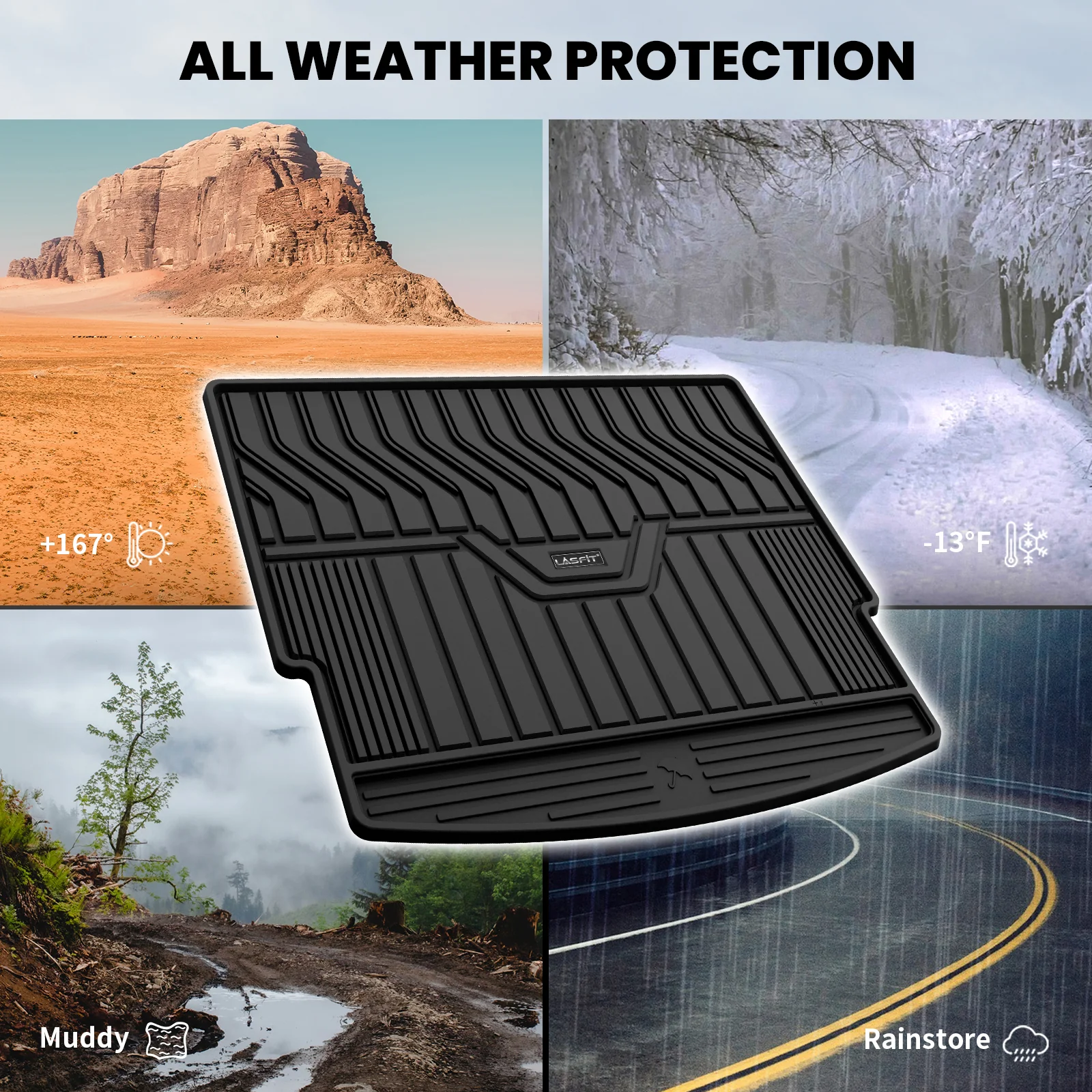 Fit for 2021-2026 Nissan Rogue TPE Material Floor Mats or Cargo Mat, Not for Sport or 2026 Rogue PHEV - Image 35