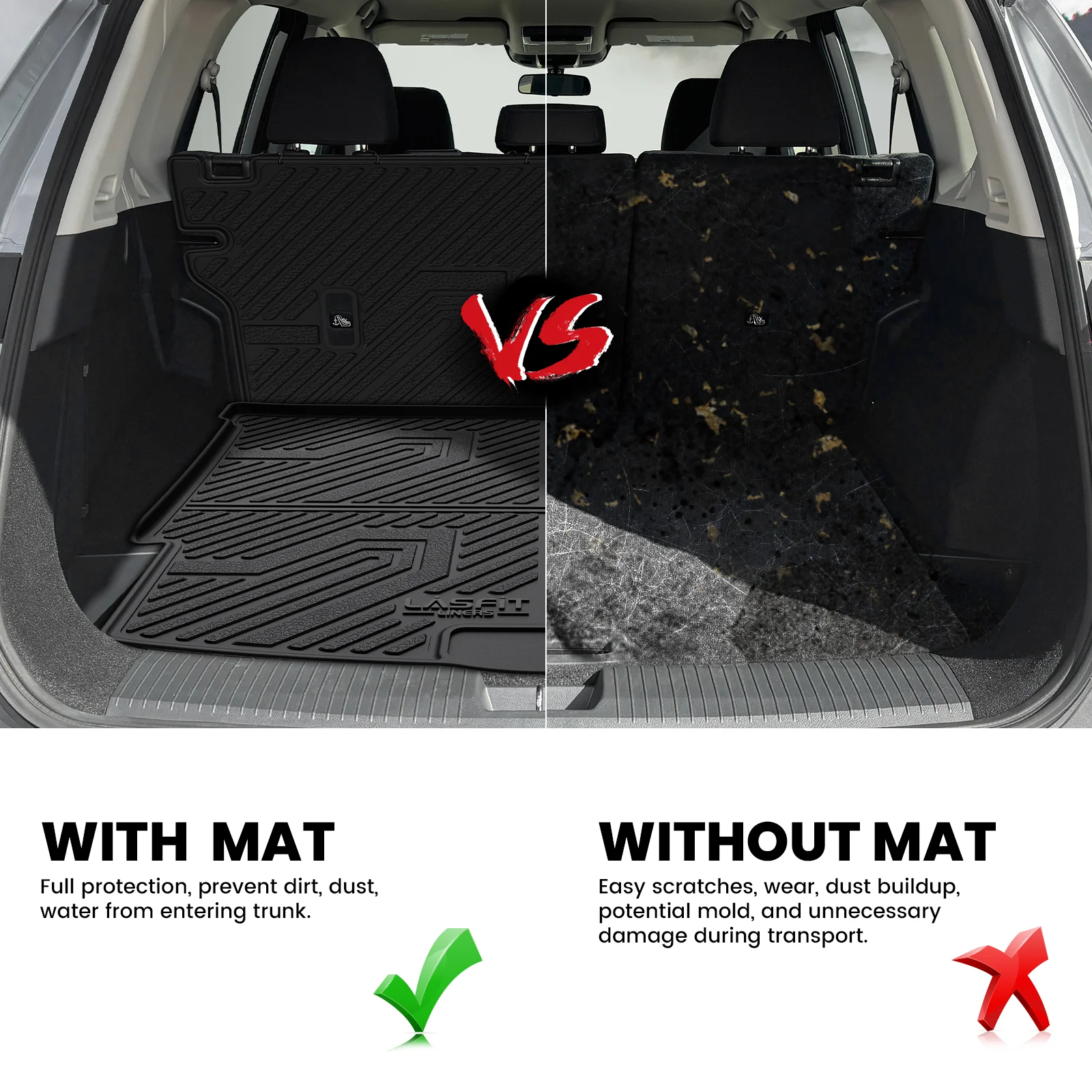 Fit for 2021-2026 Nissan Rogue TPE Material Floor Mats or Cargo Mat, Not for Sport or 2026 Rogue PHEV - Image 38