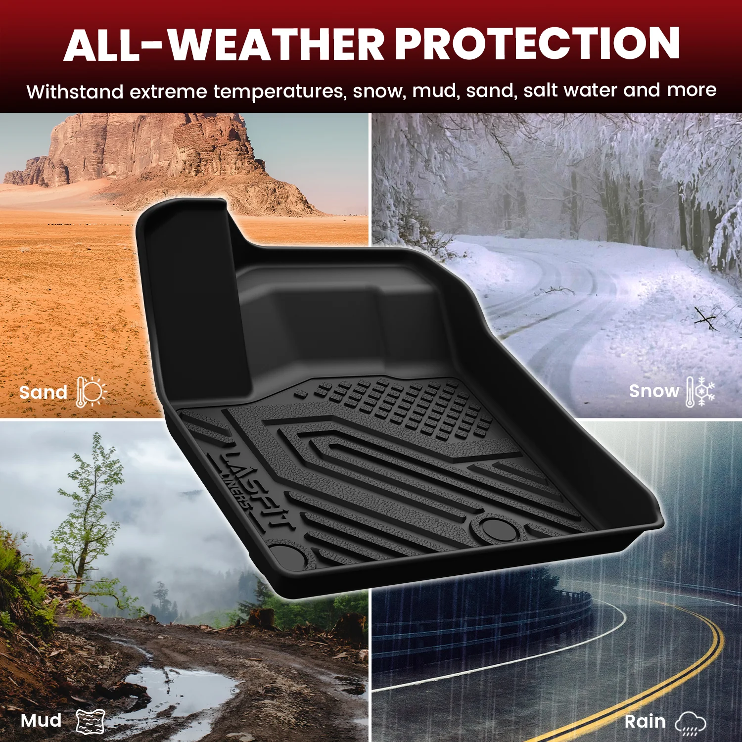 Fit for 2021-2026 Nissan Rogue TPE Material Floor Mats or Cargo Mat, Not for Sport or 2026 Rogue PHEV - Image 6