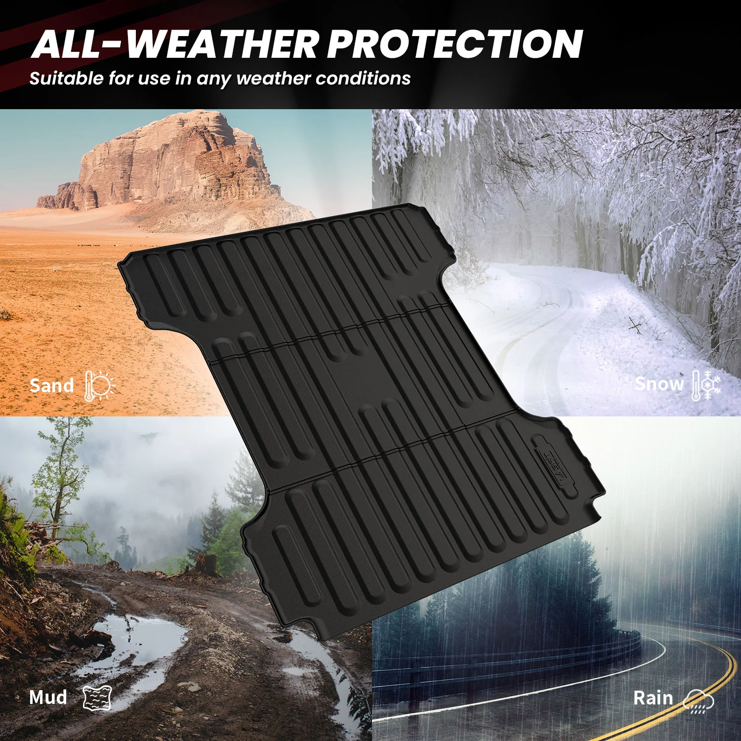 Fit for 2019-2026 Ram 1500 Truck Bed Mat, Not Fit Drop-in liners - Image 17