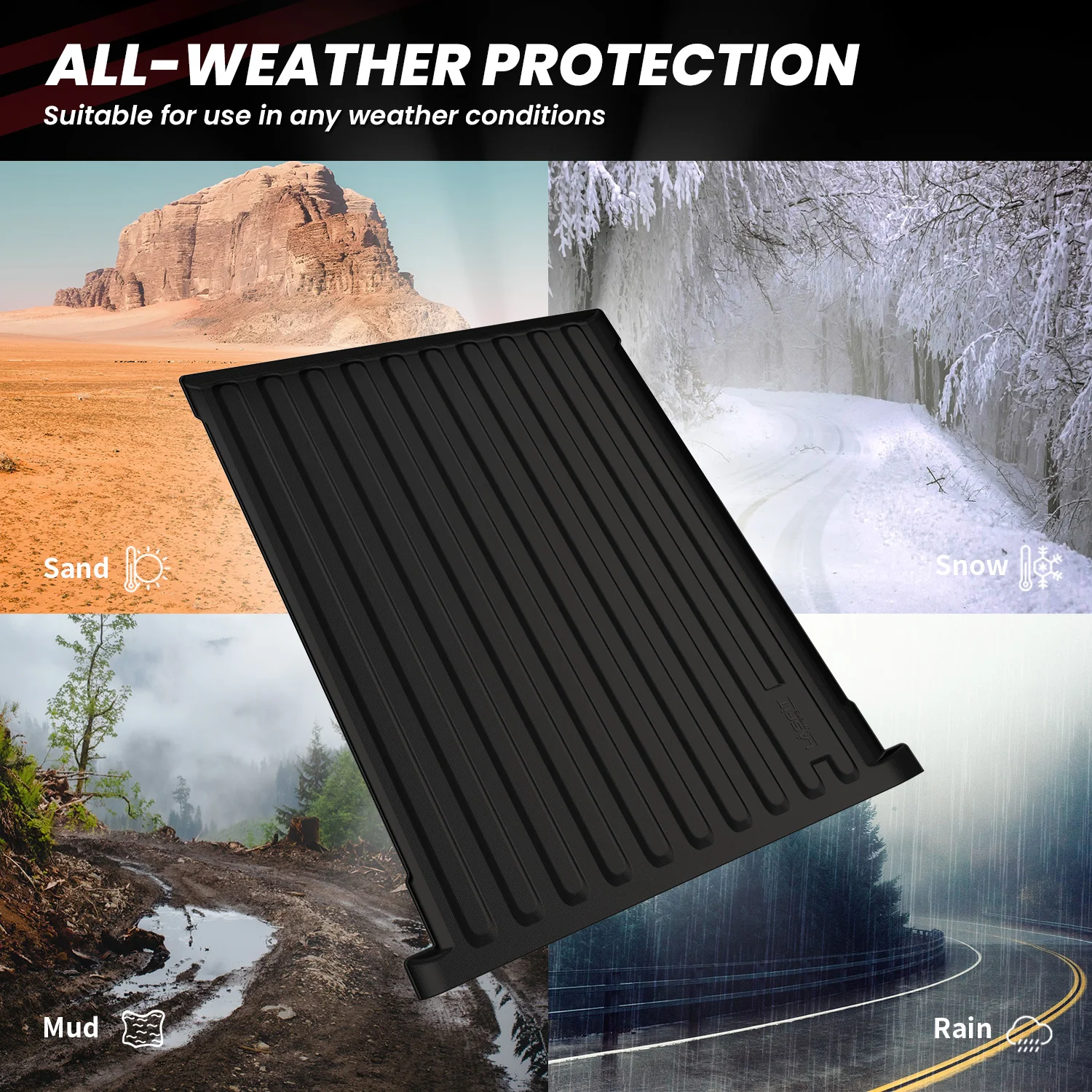 Fit for 2019-2026 Ram 1500 Truck Bed Mat, Not Fit Drop-in liners - Image 24