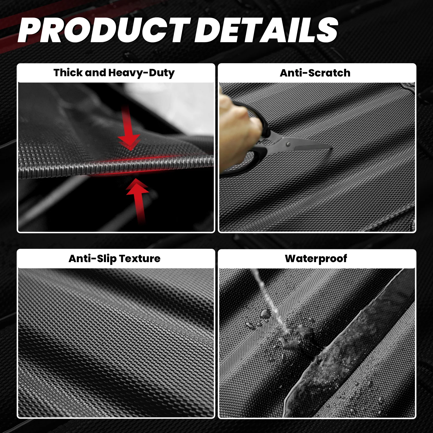 Fit for 2019-2024 Ram 1500 Classic Heavy Duty Truck Bed Mat or Tailgate Mat - Image 16