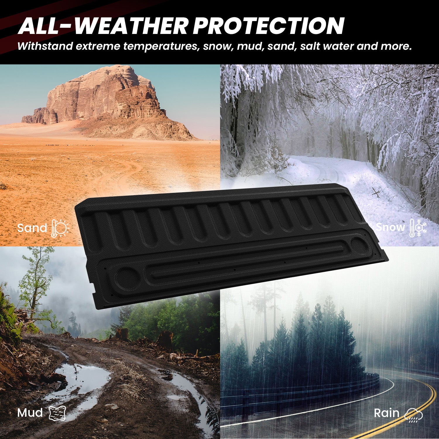 Fit for 2019-2024 Ram 1500 Classic Heavy Duty Truck Bed Mat or Tailgate Mat - Image 23