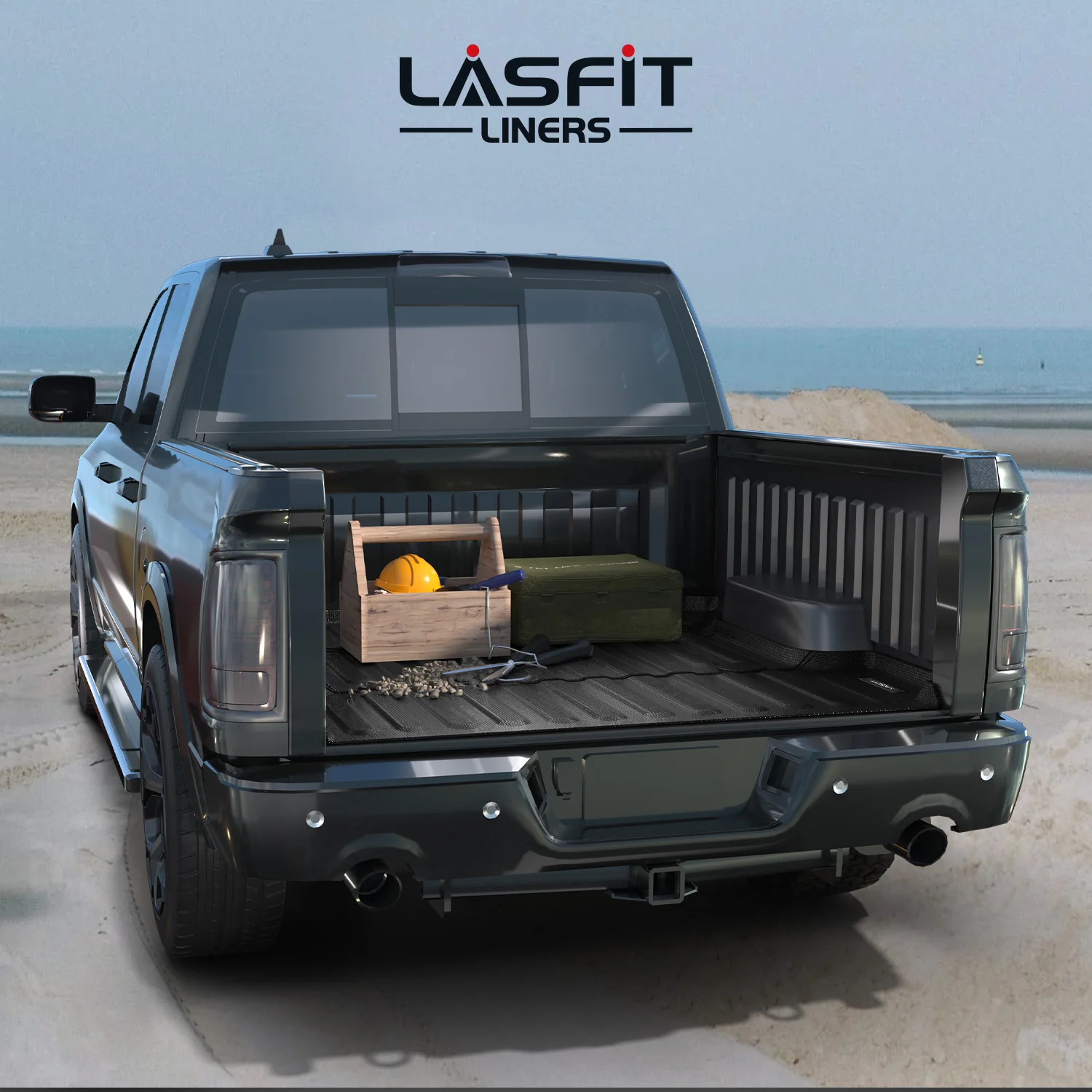 Fit for 2006-2018 Ram 1500 Bed Mat (Not Fit Drop-in liners) or Tailgate Mat, Heavy Duty Protection - Image 8