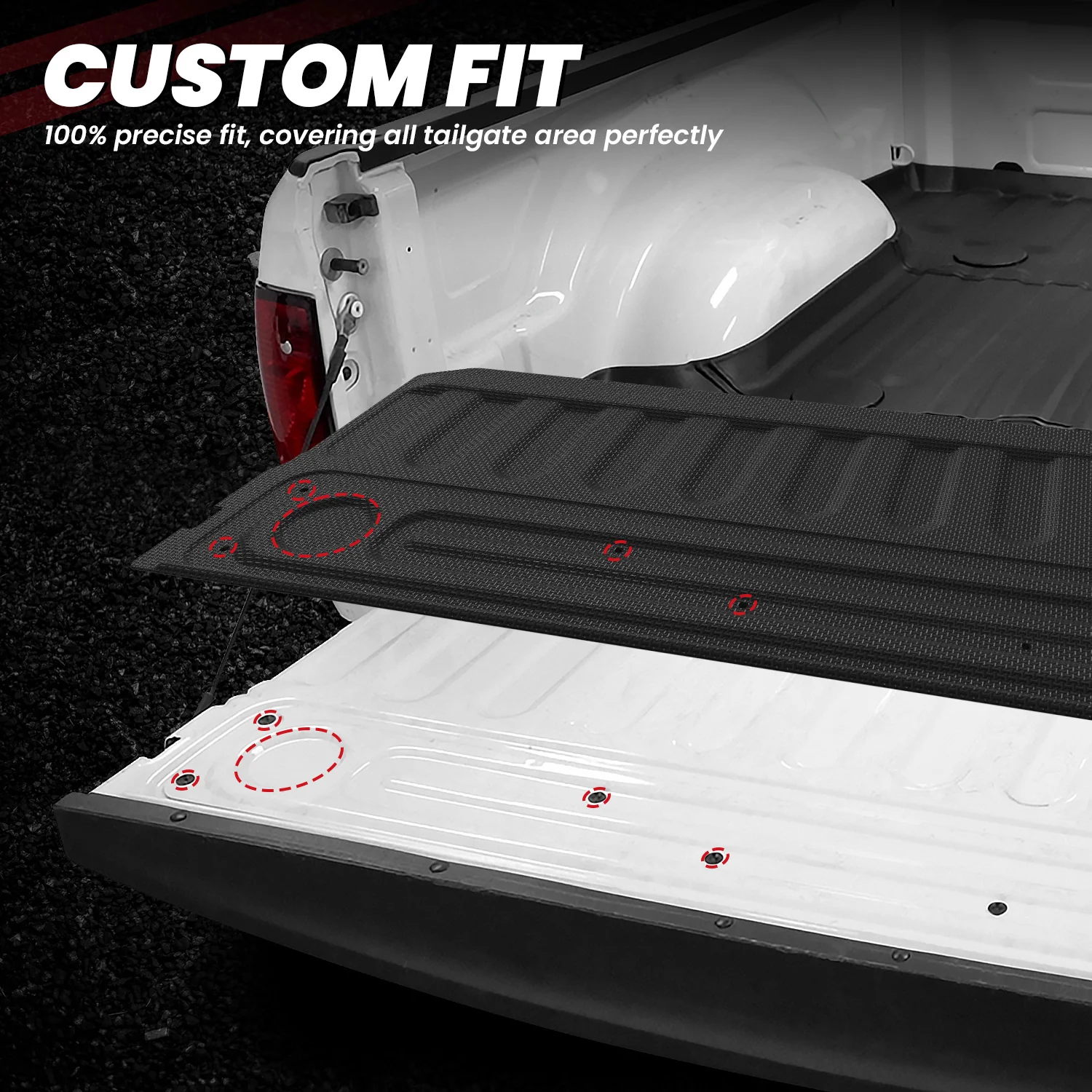 Fit for 2006-2026 Ram 2500 3500 Heavy Duty Bed Mat or Tailgate Mat, Don't fit with Optional Rambox & Drop-in liners - Image 13