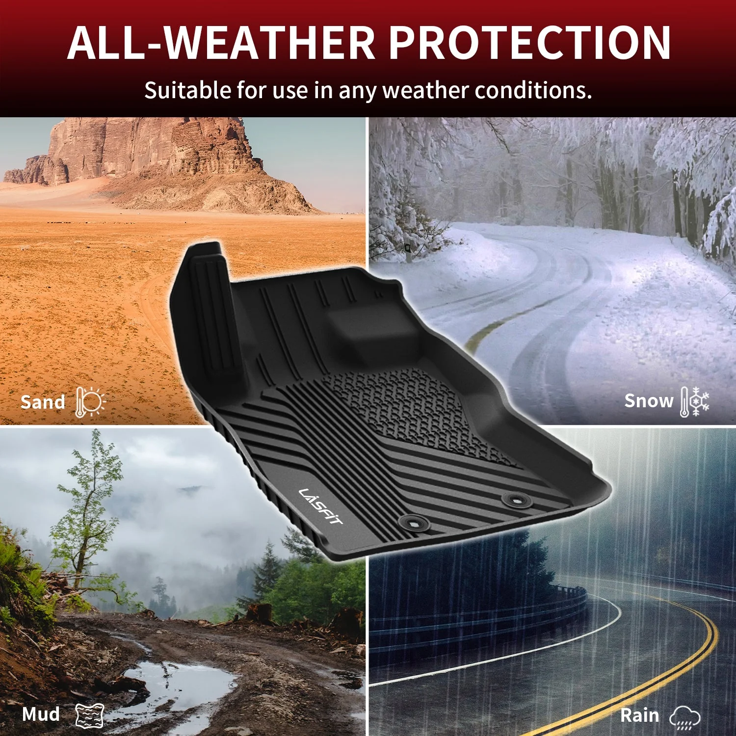 Fit for 2024-2026 Subaru Impreza Custom TPE All Weather Floor Mats or Cargo Mat - Image 3