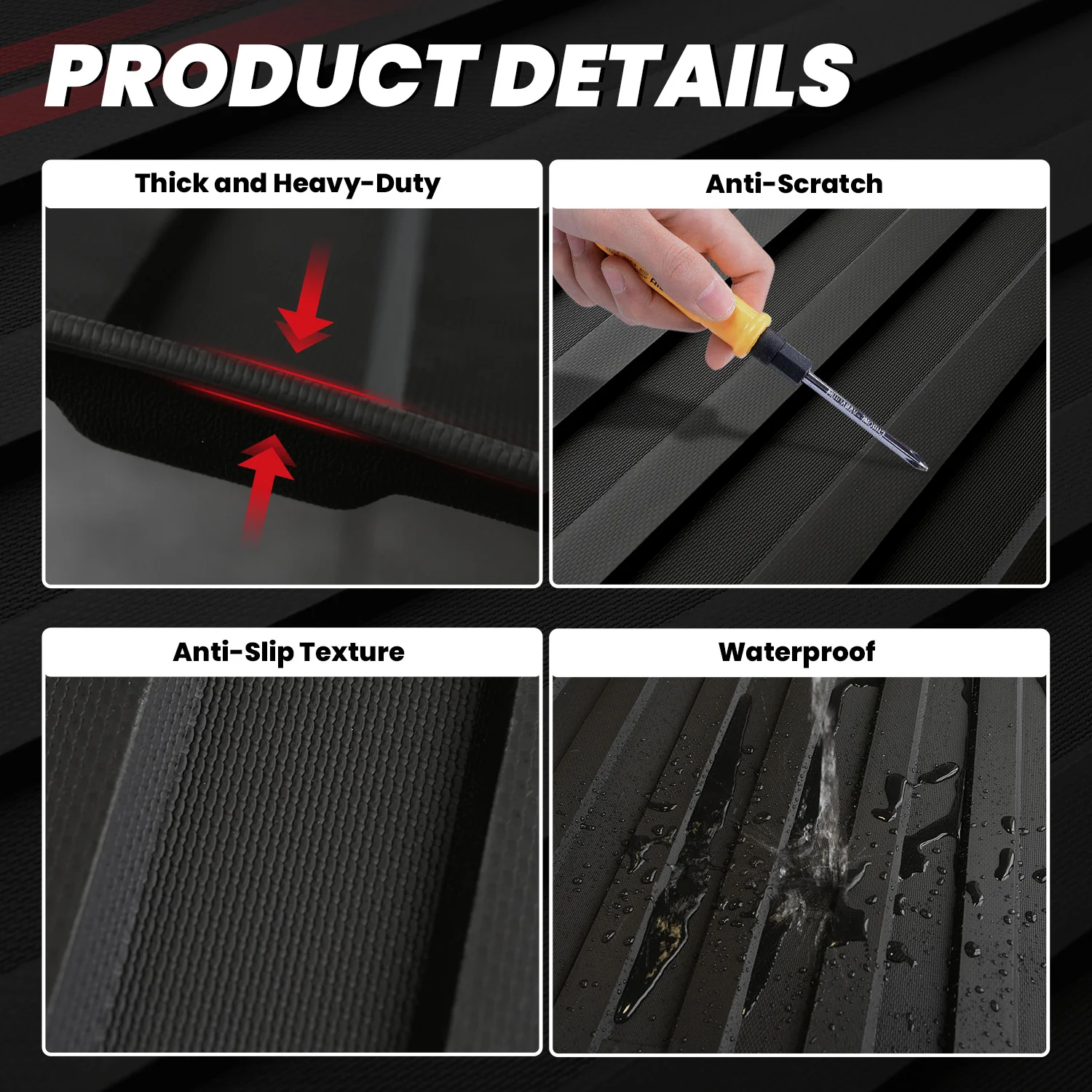 Fit for 2023-2026 Tesla Cybertruck Custom Floor Liners - Image 25