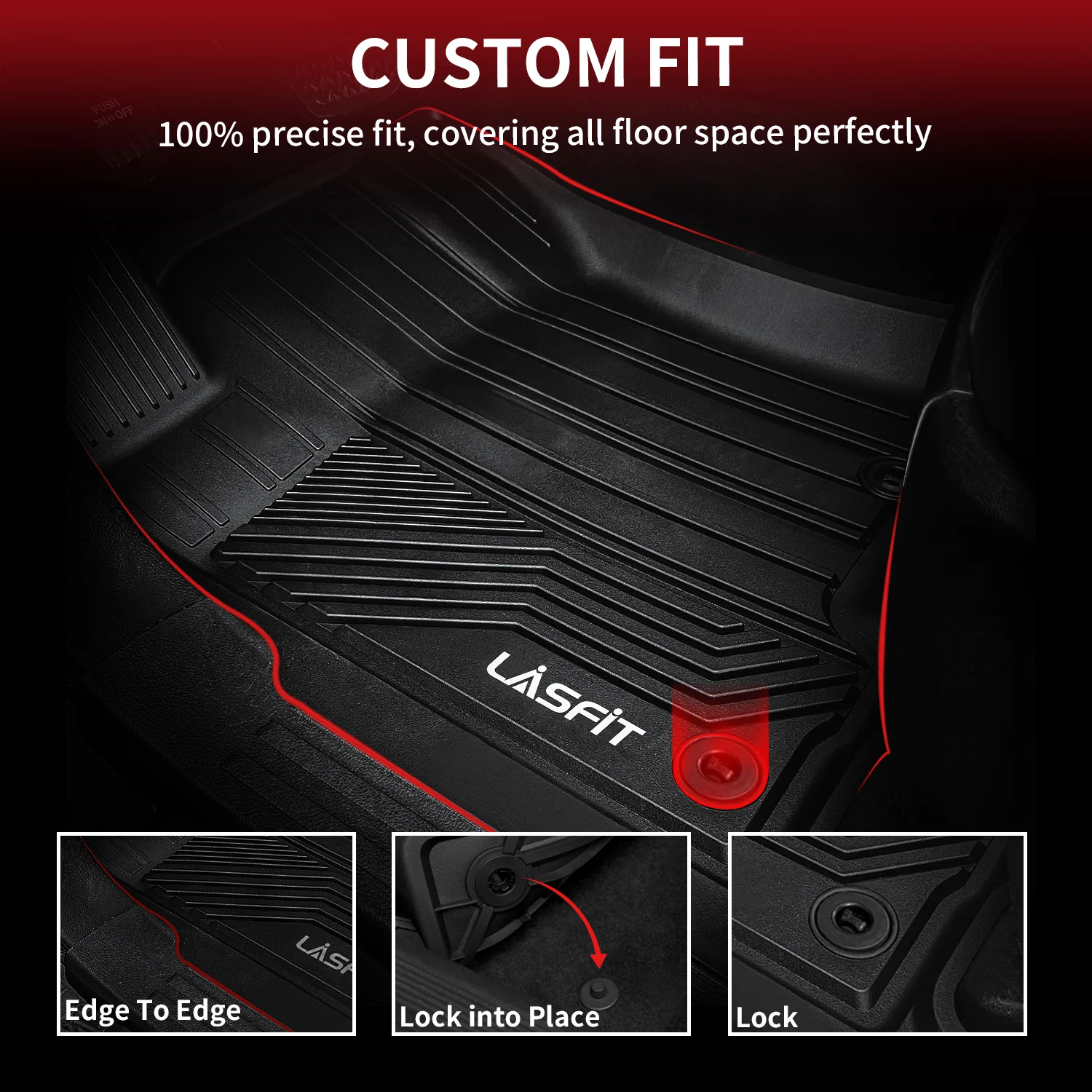 Fit for 2013-2024 Toyota 4Runner Floor Mats or Seatback & Cargo Mats - Image 11