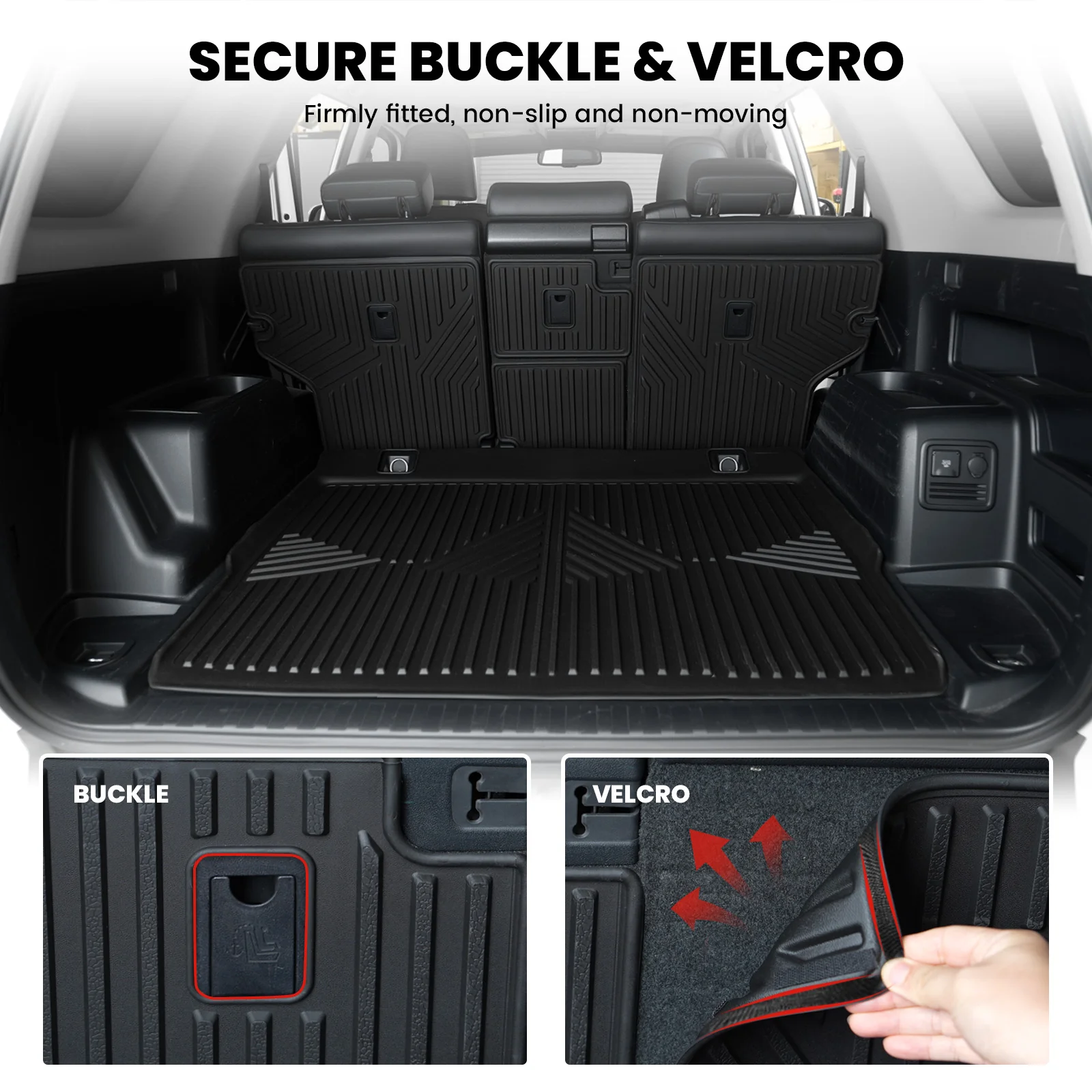 Fit for 2013-2024 Toyota 4Runner Floor Mats or Seatback & Cargo Mats - Image 25