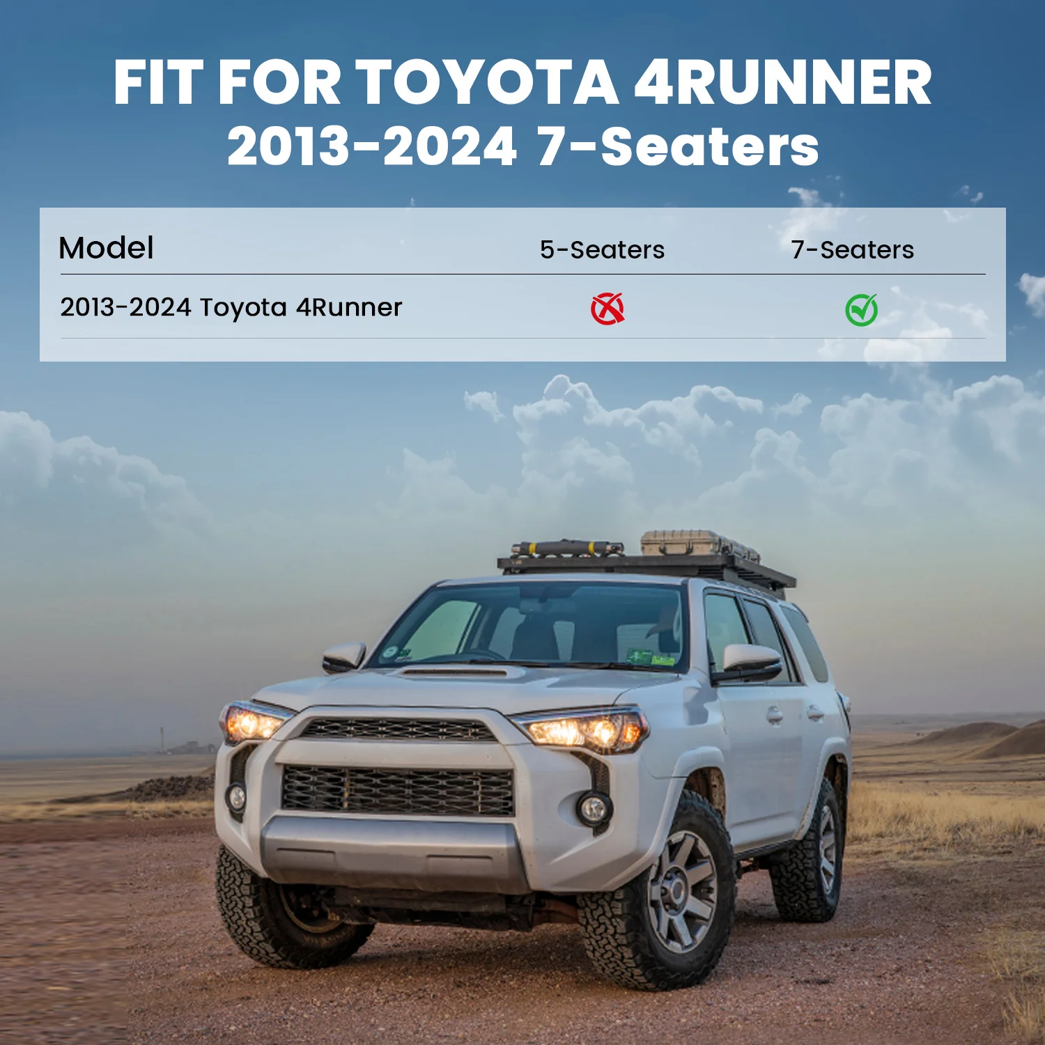 Fit for 2013-2024 Toyota 4Runner Floor Mats or Seatback & Cargo Mats - Image 38
