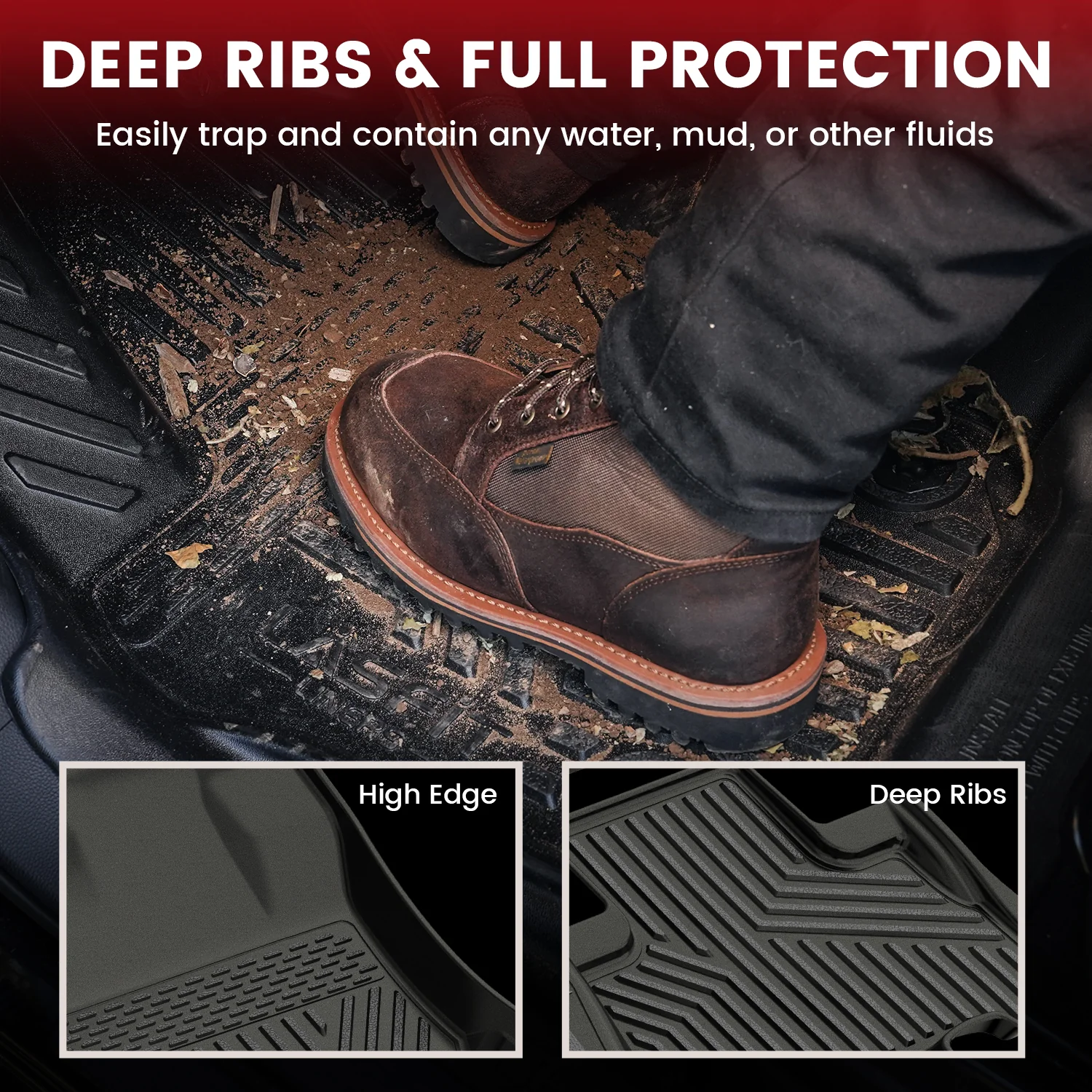 Fit for 2013-2024 Toyota 4Runner Floor Mats or Seatback & Cargo Mats - Image 39