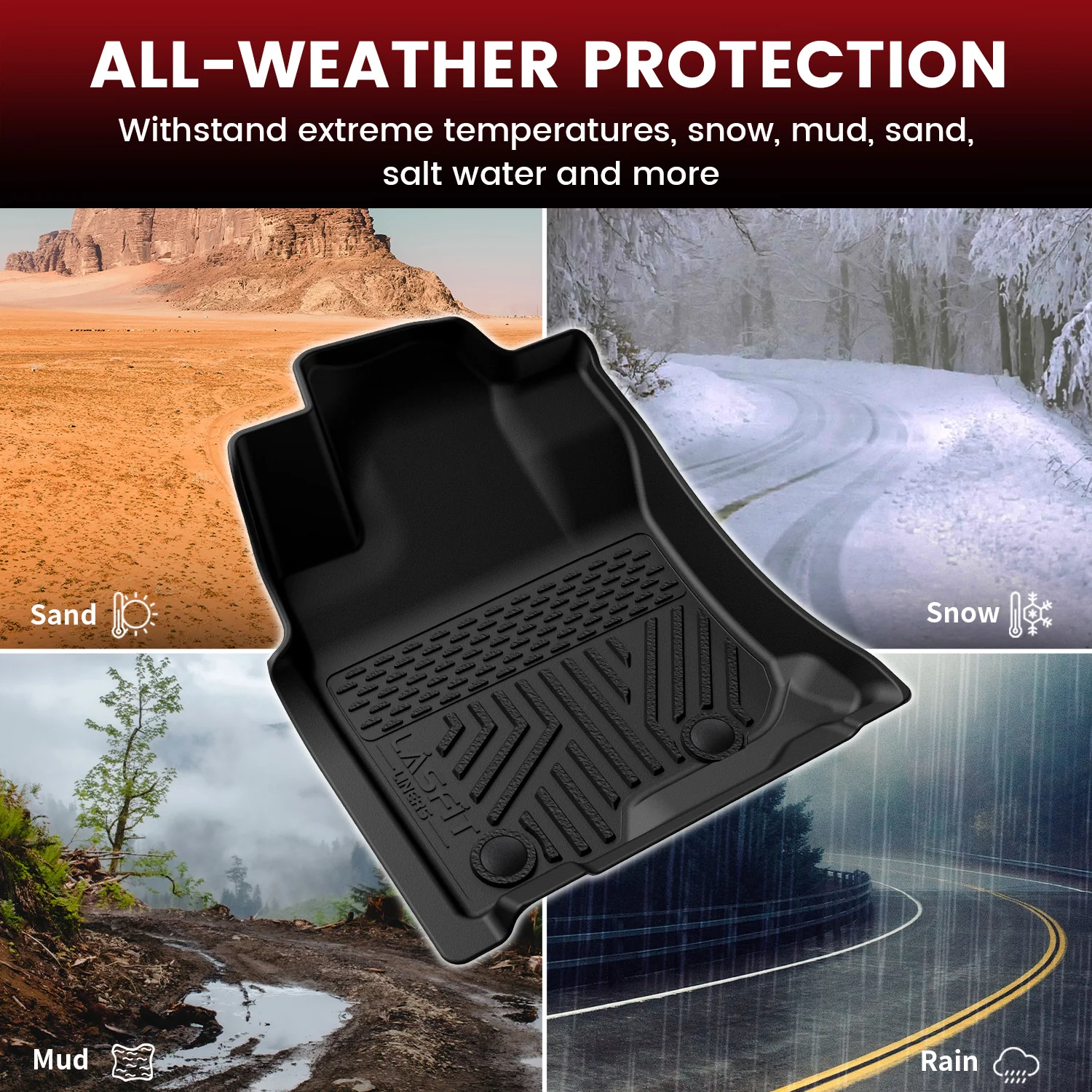 Fit for 2013-2024 Toyota 4Runner Floor Mats or Seatback & Cargo Mats - Image 5
