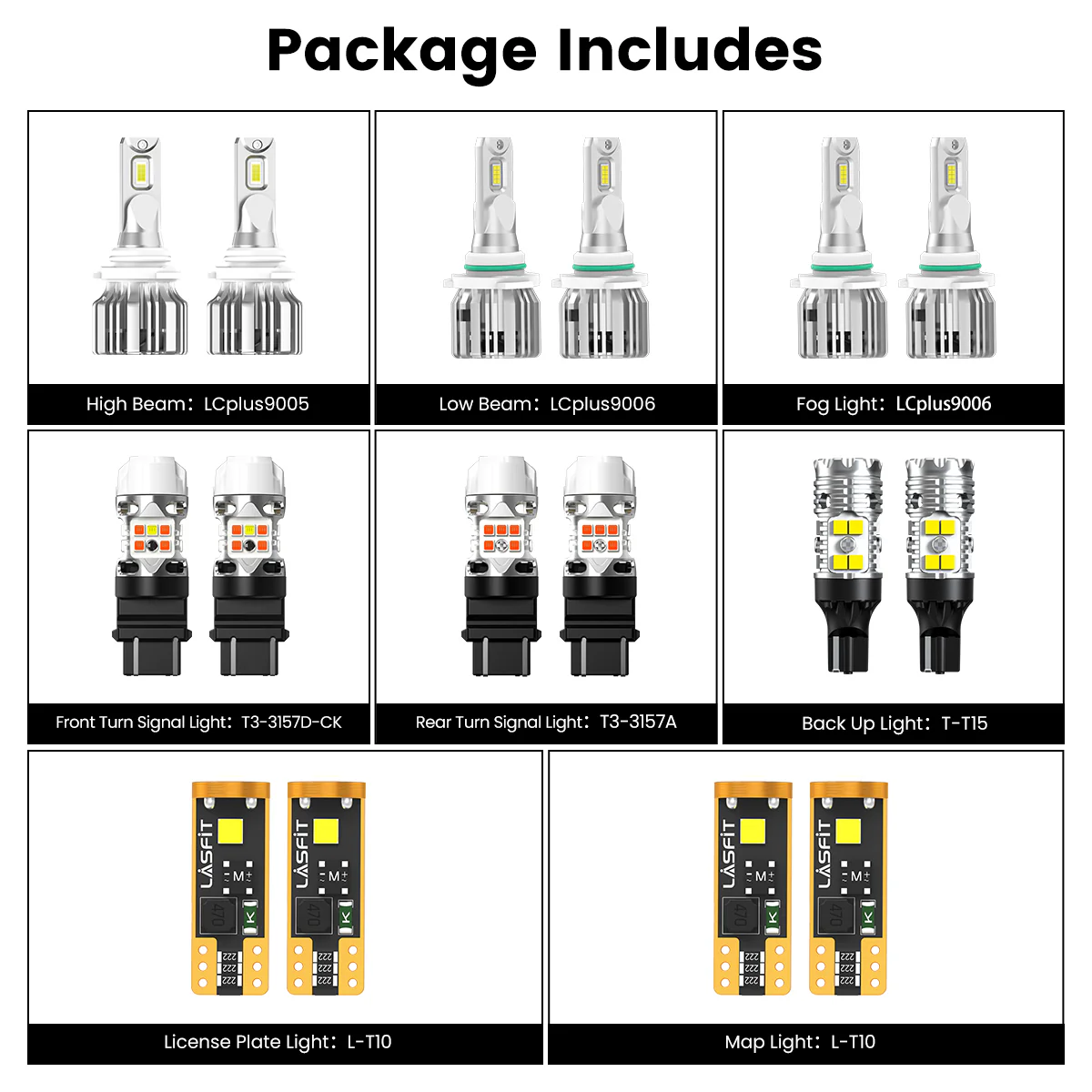 Fit for 2002-2006 Toyota Camry LED Bulbs Upgrade - Image 2
