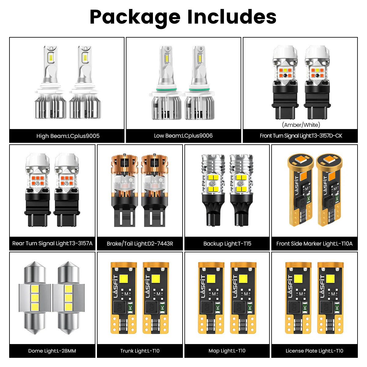 Fit for 2009-2013 Toyota Corolla LED Bulbs Upgrade - Image 10
