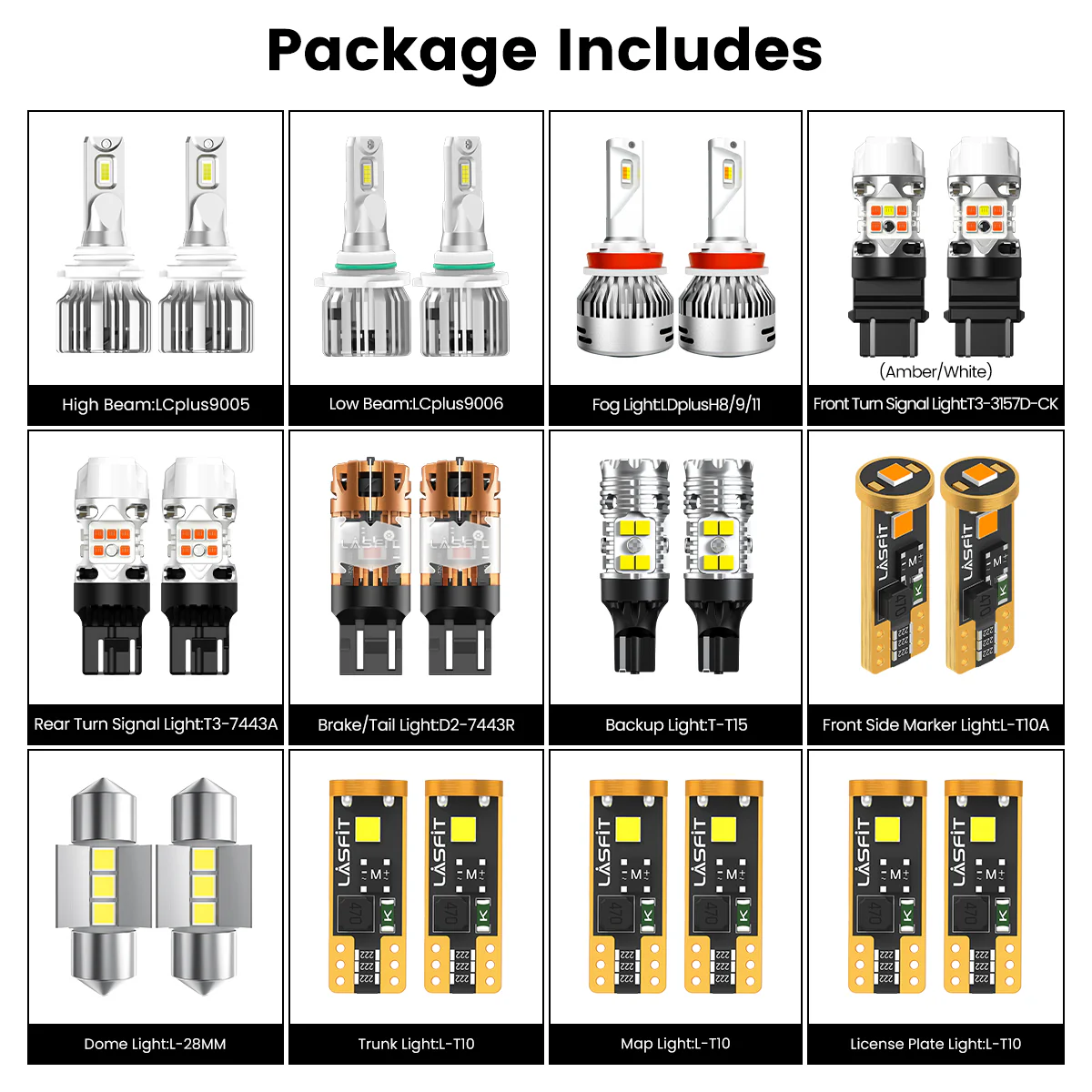 Fit for 2009-2013 Toyota Corolla LED Bulbs Upgrade - Image 2