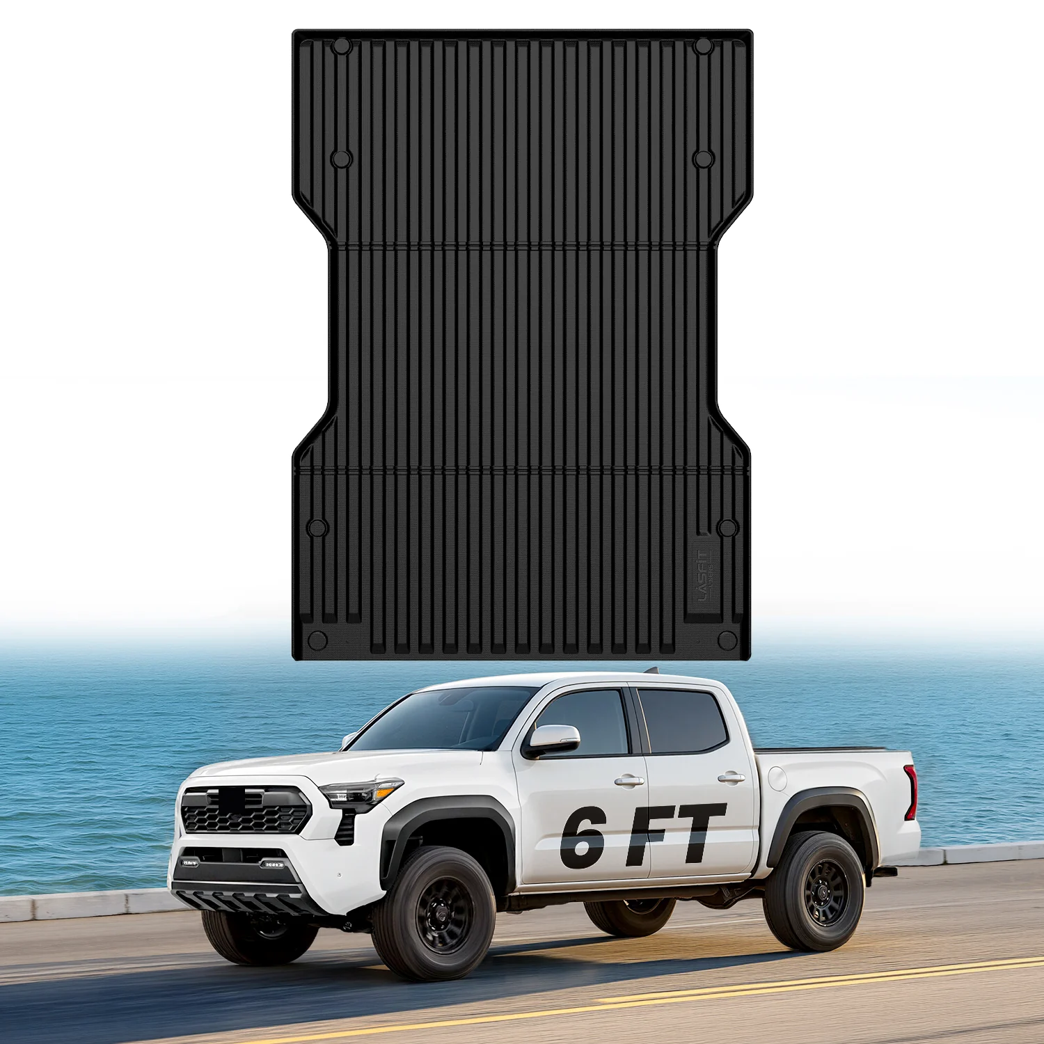 Fit for 2024-2026 Toyota Tacoma 5FT or 6FT Heavy Duty Truck Bed Mat or Tailgate Mat - Image 19