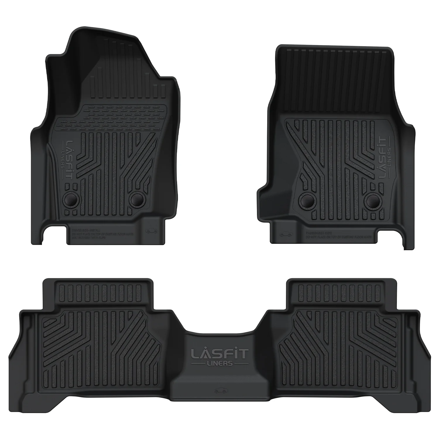 Fit for 2024-2026 Toyota Tacoma All-Weather Floor Mats, Fit Double Cab Only - Image 12