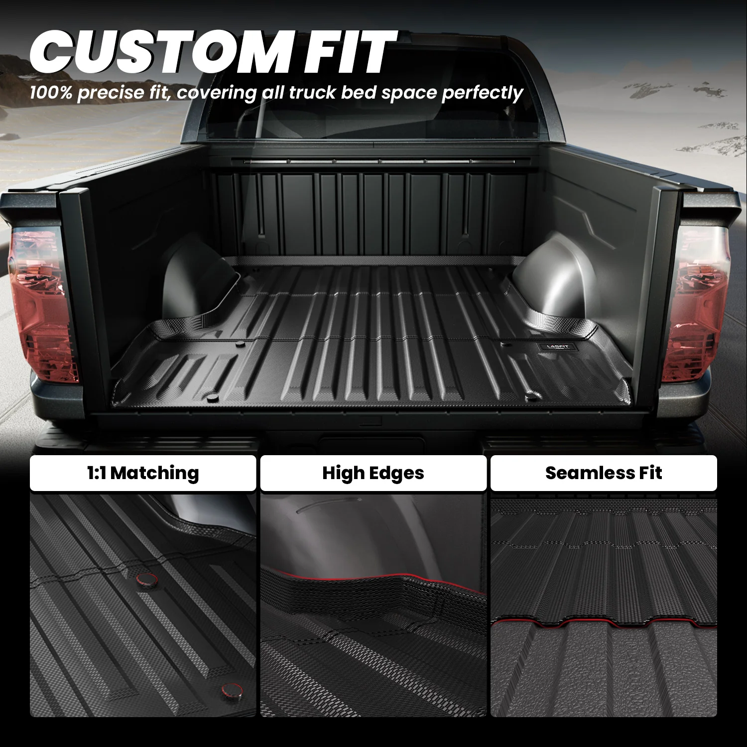 Fit for 2007-2021 Toyota Tundra Truck Bed Mat or Tailgate Mat - Image 8