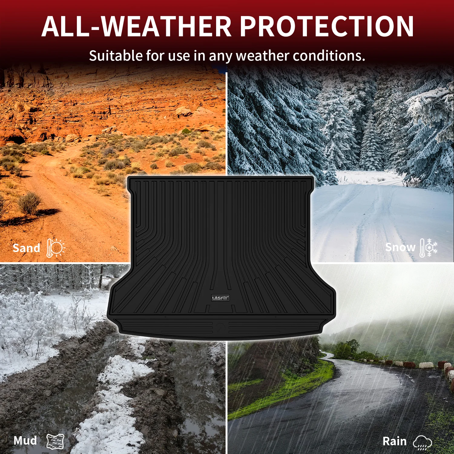 Fit for 2021-2026 Volkswagen ID.4 All Weather Floor Mats or Rear Cargo Mat - Image 26