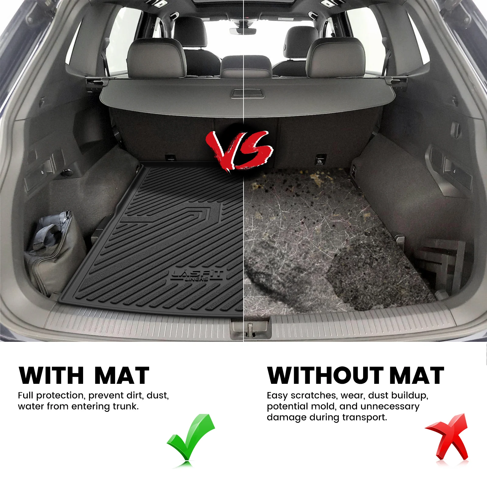 Fit for 2018-2024 Volkswagen Tiguan Custom Floor Mats or Seatback Mat or Cargo Mat - Image 21
