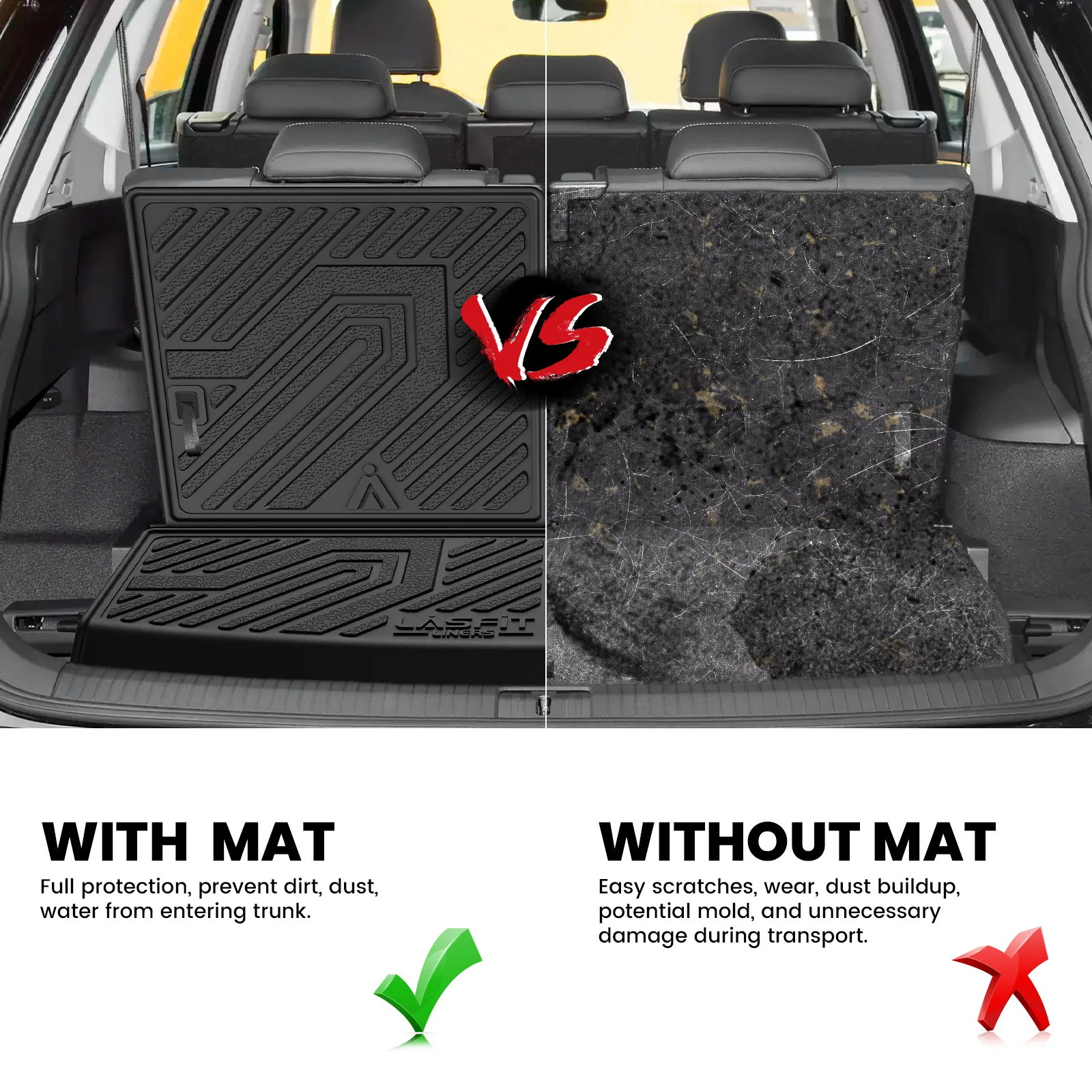 Fit for 2018-2024 Volkswagen Tiguan Custom Floor Mats or Seatback Mat or Cargo Mat - Image 38