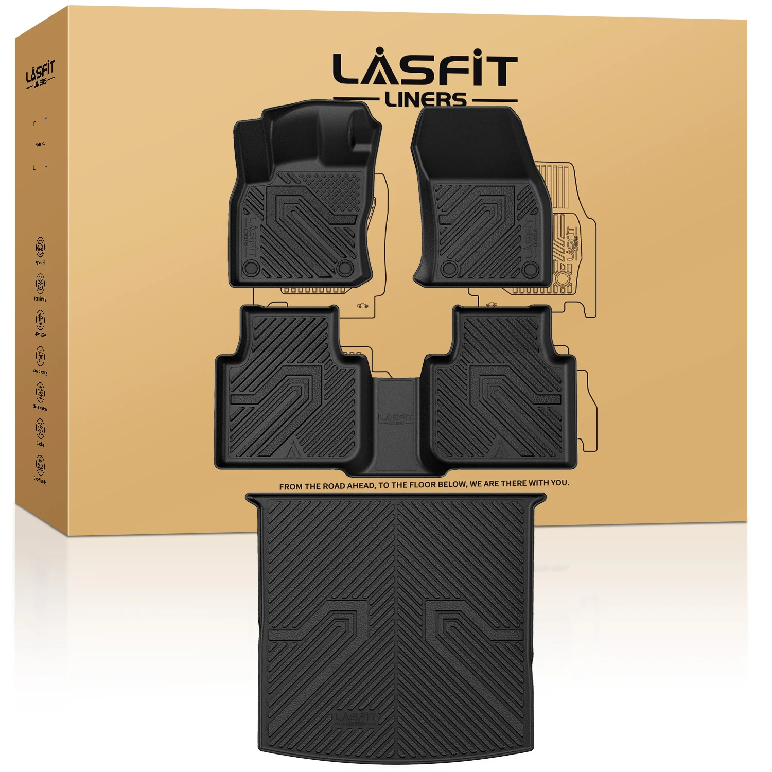 Fit for 2018-2024 Volkswagen Tiguan Custom Floor Mats or Seatback Mat or Cargo Mat - Image 8