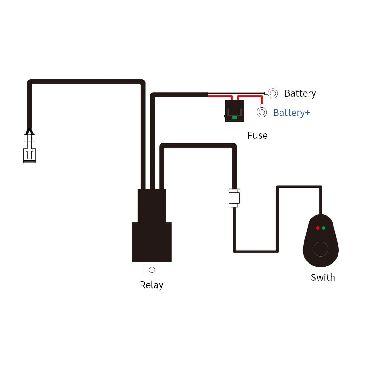Wiring Harness with DT Connectors - 2 Leads - Image 11