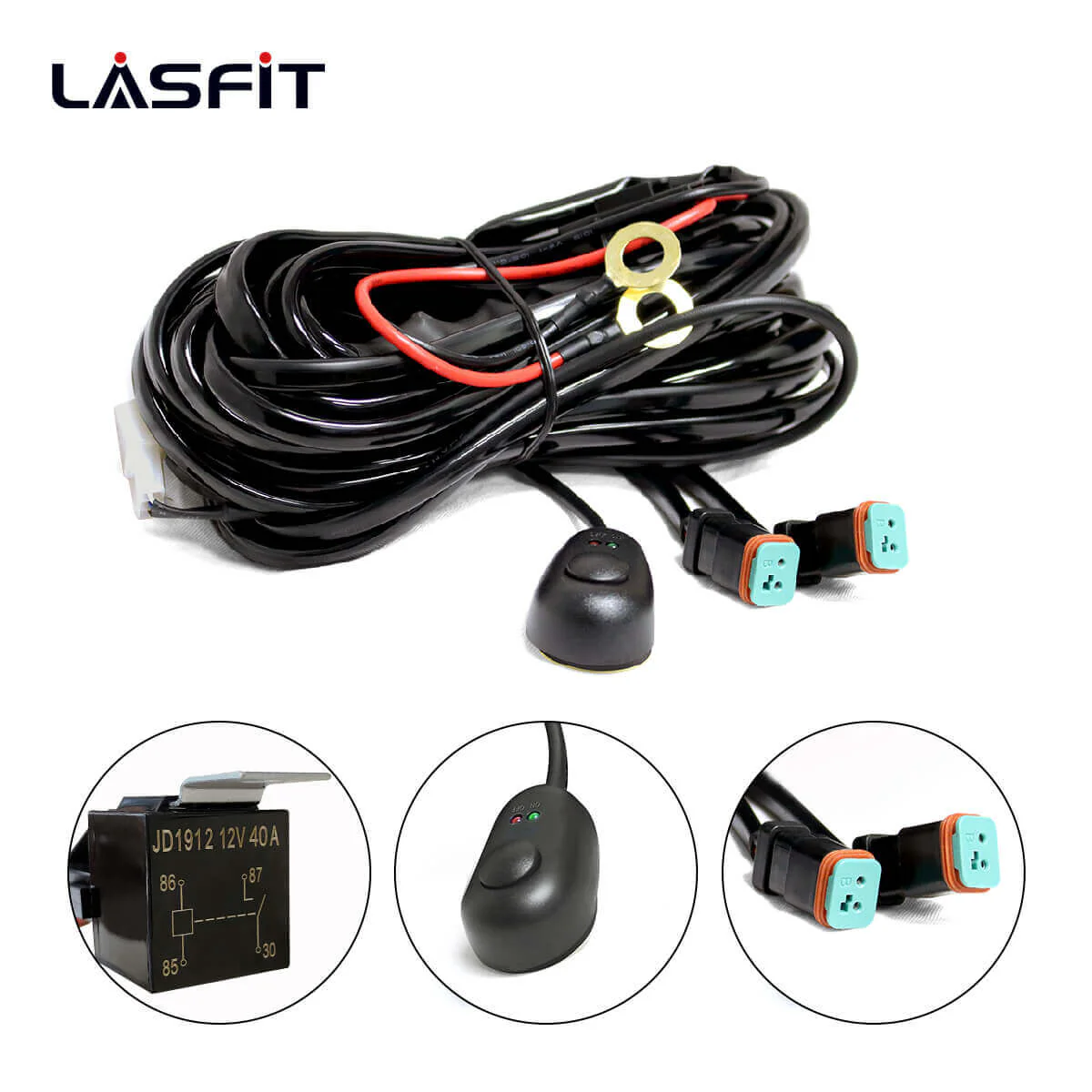 Wiring Harness with DT Connectors - 2 Leads - Image 4