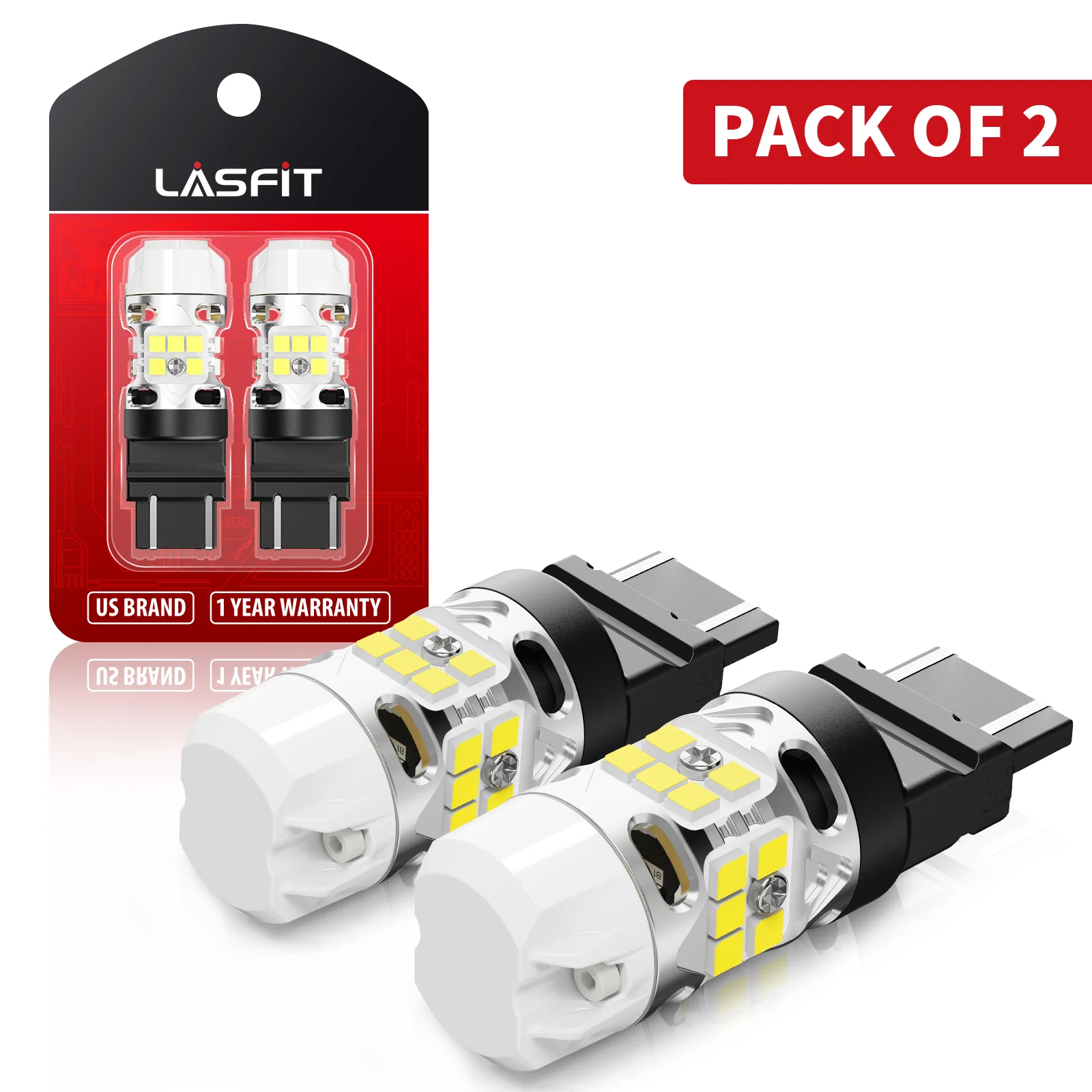 WT21W LED Reverse Bulbs CanBus-Ready White | T3 Series - Image 14